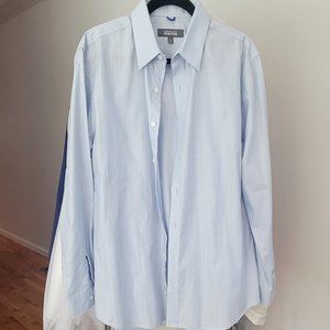 Kenneth Cole Light Blue long sleeve button down shirt,  16 1/2 34/35